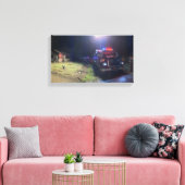 Vuurwerker Canvas Afdruk (Insitu (Woonkamer))