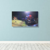Vuurwerker Canvas Afdruk (Insitu (Houten vloer))