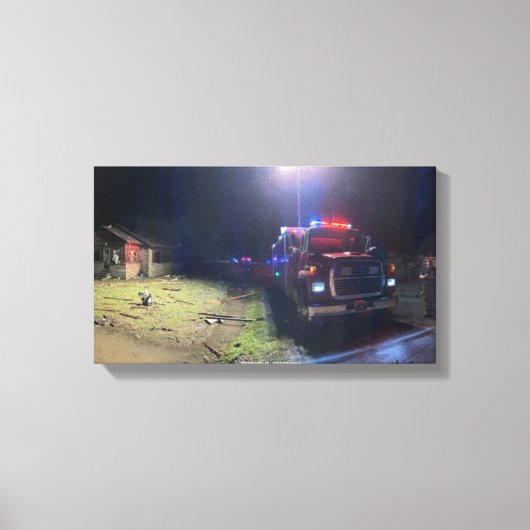 Vuurwerker Canvas Afdruk (Voorkant)