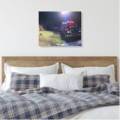 Vuurwerker Canvas Afdruk (Insitu (Slaapkamer))