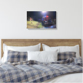 Vuurwerker Canvas Afdruk (Insitu (Slaapkamer))