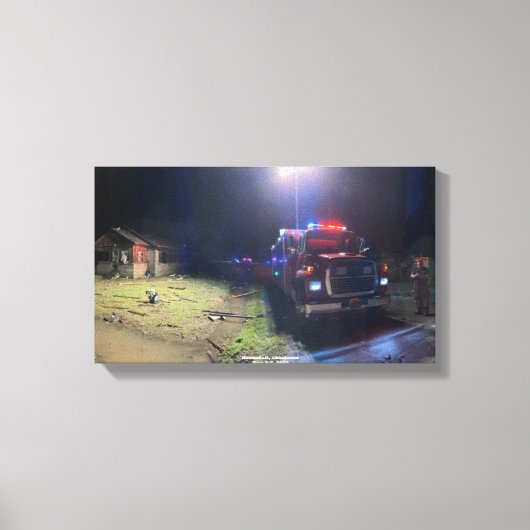 Vuurwerker Canvas Afdruk (Voorkant)