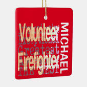 Vuurwerker Extraordinaire KLANT Keramisch Ornament (Rechts)