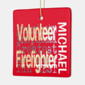 Vuurwerker Extraordinaire KLANT Keramisch Ornament (Links)