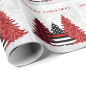 Vuurwerker kerstboomroop cadeaupapier (Rol Hoek)