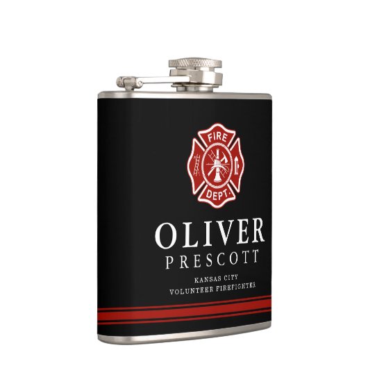 Vuurwerker | Maltees Cross Custom Black Heupfles (Rechts)