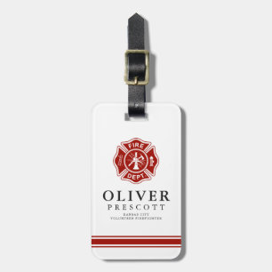 Vuurwerker   Maltees kruissymbool Bagagelabel