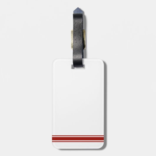 Vuurwerker | Maltees kruissymbool Bagagelabel (Achterkant verticaal)