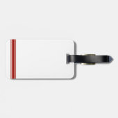 Vuurwerker | Maltees kruissymbool Bagagelabel (Achterkant horizontaal)