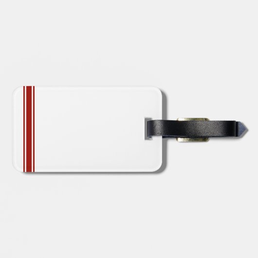 Vuurwerker | Maltees kruissymbool Bagagelabel (Achterkant horizontaal)