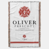 Vuurwerker | Maltees kruissymbool Deken (Voorkant Verticaal)