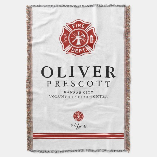 Vuurwerker | Maltees kruissymbool Deken (Voorkant Verticaal)