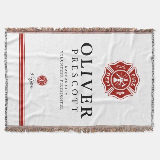 Vuurwerker | Maltees kruissymbool Deken (Voorkant)