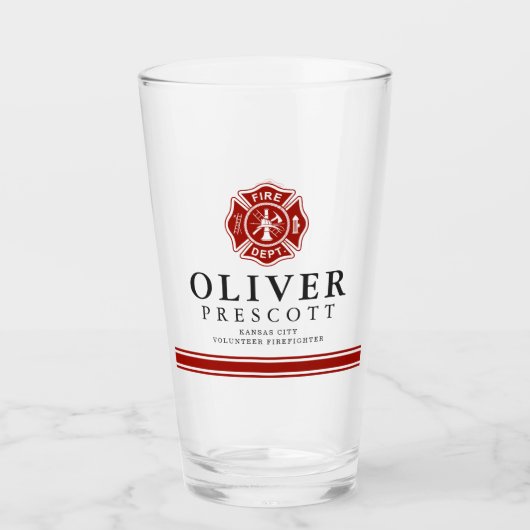 Vuurwerker | Maltees kruissymbool Glas (Voorkant)