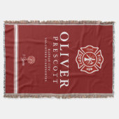 Vuurwerker | Maltees kruissymbool rood Deken (Voorkant)