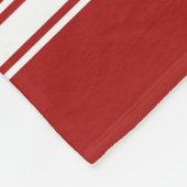 Vuurwerker | Maltees kruissymbool rood Fleece Deken (Hoek)