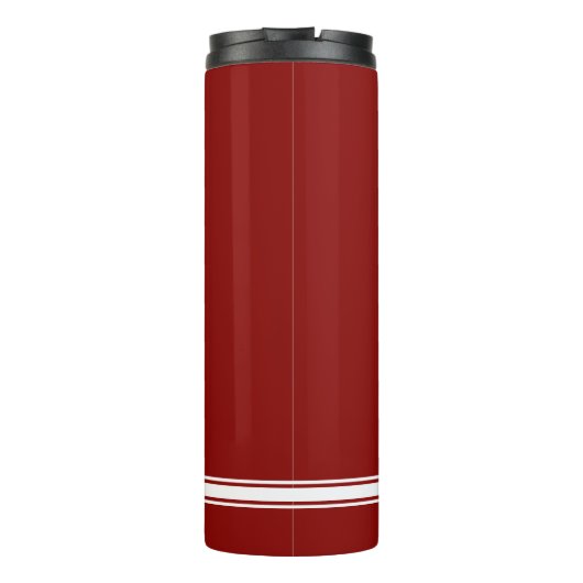 Vuurwerker | Maltees kruissymbool rood Thermosbeker (Achterkant)