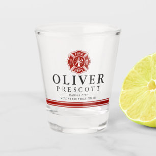 Vuurwerker   Maltees kruissymbool Shot Glas