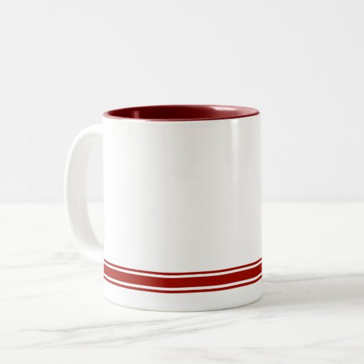 Vuurwerker | Maltees kruissymbool Tweekleurige Koffiemok (Voorkant links)