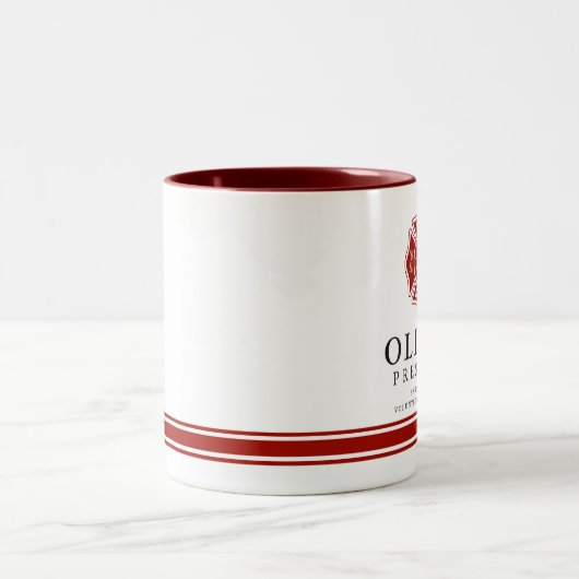 Vuurwerker | Maltees kruissymbool Tweekleurige Koffiemok (Center)