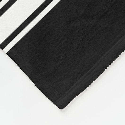 Vuurwerker | Maltees kruissymbool zwart Fleece Deken (Hoek)