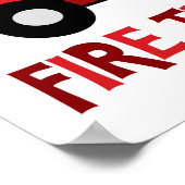 Vuurwerker Poster (Hoek)