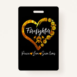 Vuurwerker Vredesliefdessparen levens Badge