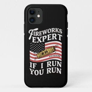 Vuurwerkexpert Als ik ren ren je 4 juli  Case-Mate iPhone Case
