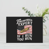 Vuurwerkexpert als ik u laat draaien op 4 juli kaart (Staand voorkant)