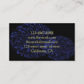 vuurwerkfeest visitekaartje (Achterkant)