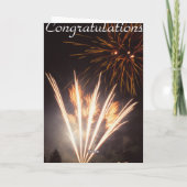 Vuurwerkfelicitatiekaart Kaart (Achterkant)