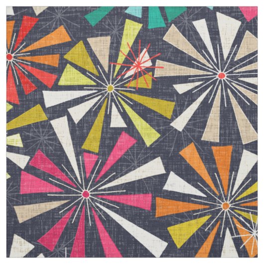 vuurwerkkobalt stof (Swatch)