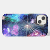 vuurwerkontploffing iPhone hoesje (Achterkant horizontaal)