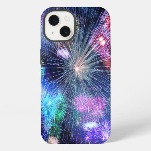 vuurwerkontploffing iPhone hoesje (Achterkant)