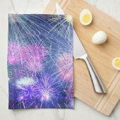 vuurwerkontploffing theedoek (Quarter Fold)