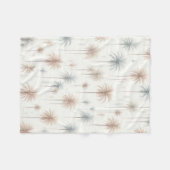 Vuurwerkpalmen Fleece Deken (Voorkant (Horizontaal))