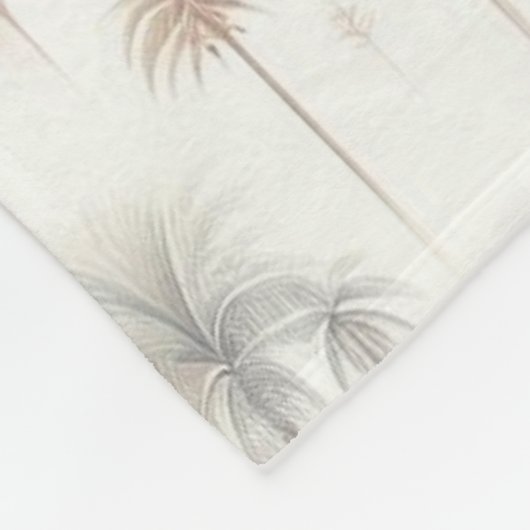 Vuurwerkpalmen Fleece Deken (Hoek)