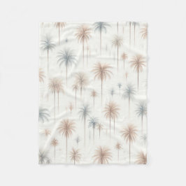 Vuurwerkpalmen Fleece Deken