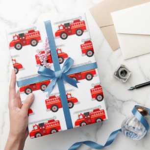 Vuurwerkpatroon van kinderen cadeaupapier