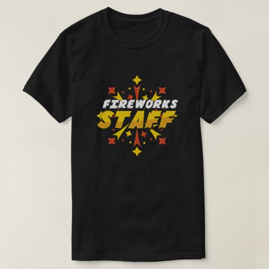 Vuurwerkpersoneel Pyrotechnicus nieuwjaarscadeau T-shirt (Design voorkant)