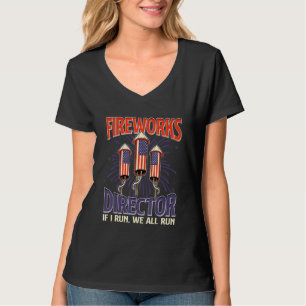 Vuurwerkregisseur 4 juli  Onafhankelijkheidsdag F T-shirt