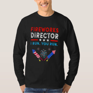 Vuurwerkregisseur 4 juli t-shirt