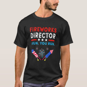 Vuurwerkregisseur 4 juli t-shirt