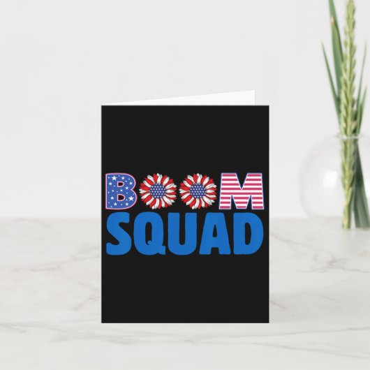 Vuurwerkregisseur Funny 4 juli Boemteam. Kaart (Voorkant)