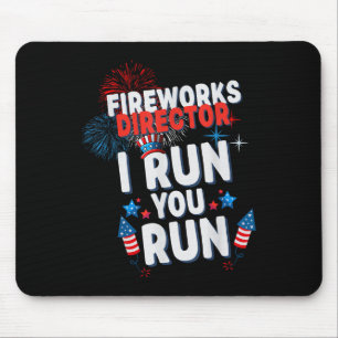 Vuurwerkregisseur I Run You Run 4 juli-viering Muismat