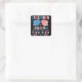 Vuurwerkregisseur ik ren jij rent Grappige Sticker (Tas)