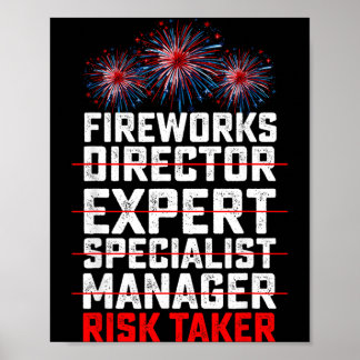 Vuurwerkregisseur Risiconemer 4 juli Poster