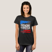 Vuurwerkregisseur Shirt 4 juli viering G (Voorkant volledig)