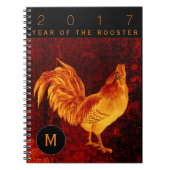 vuurwerkrooster 2017 Monogram Notitieboek (Voorkant)
