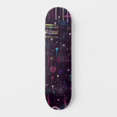 Vuurwerkshow: Abstracte Kunst  Persoonlijk Skateboard (Voorkant)